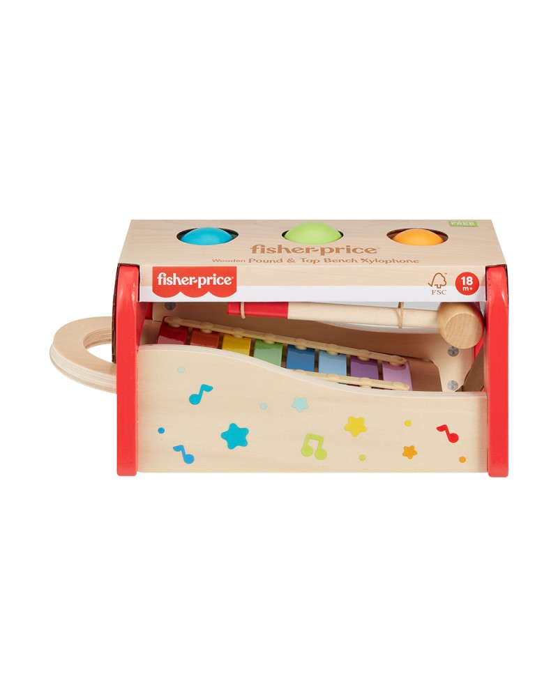 FISHER PRICE ΞΥΛΙΝΟ ΜΟΥΣΙΚΟ ΠΑΙΧΝΙΔΙ ΞΥΛΟΦΩΝΟ (HXT88)