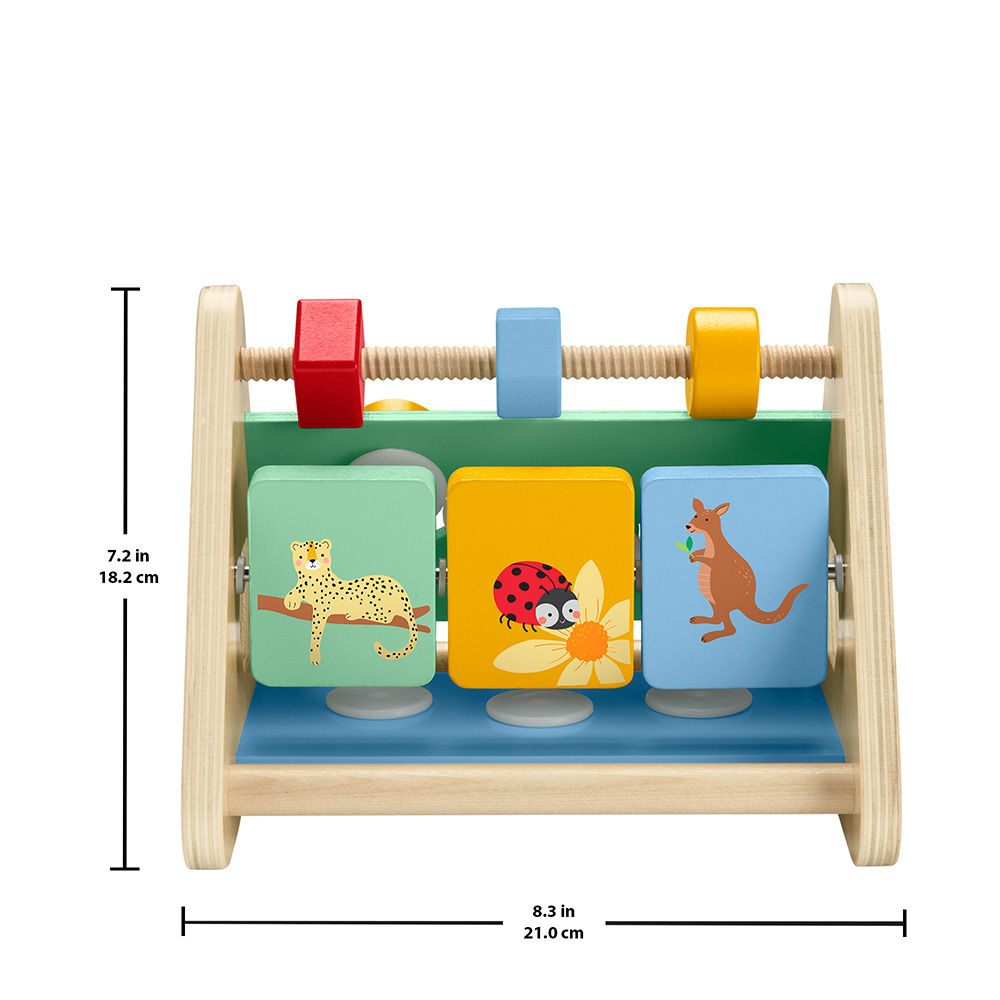 FISHER PRICE ΞΥΛΙΝΟ ΤΡΙΓΩΝΟ ΔΡΑΣΤΗΡΙΟΤΗΤΩΝ (HYG48)