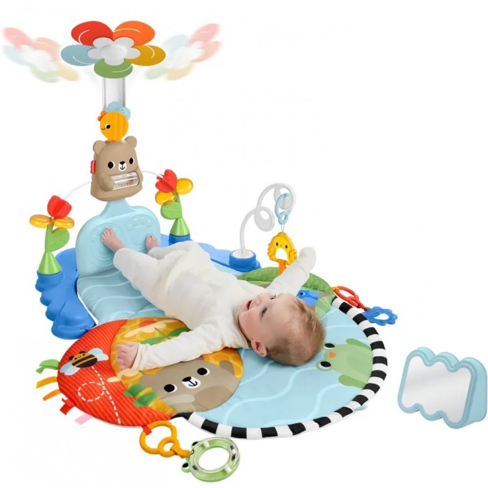 FISHER PRICE ΓΥΜΝΑΣΤΗΡΙΟ 3 ΣΕ 1 ΜΕ ΛΟΥΛΟΥΔΙ (HYR60)