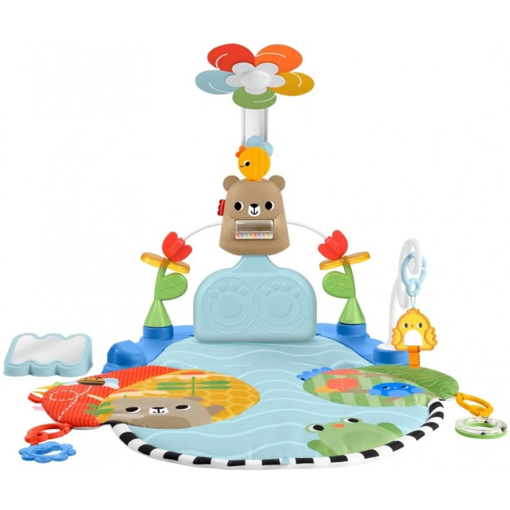 FISHER PRICE ΓΥΜΝΑΣΤΗΡΙΟ 3 ΣΕ 1 ΜΕ ΛΟΥΛΟΥΔΙ (HYR60)