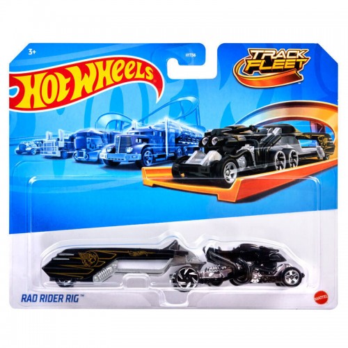 HOT WHEELS ΝΕΕΣ ΝΤΑΛΙΚΕΣ TRACK FLEET RAD RIDER RIG (HYT57)