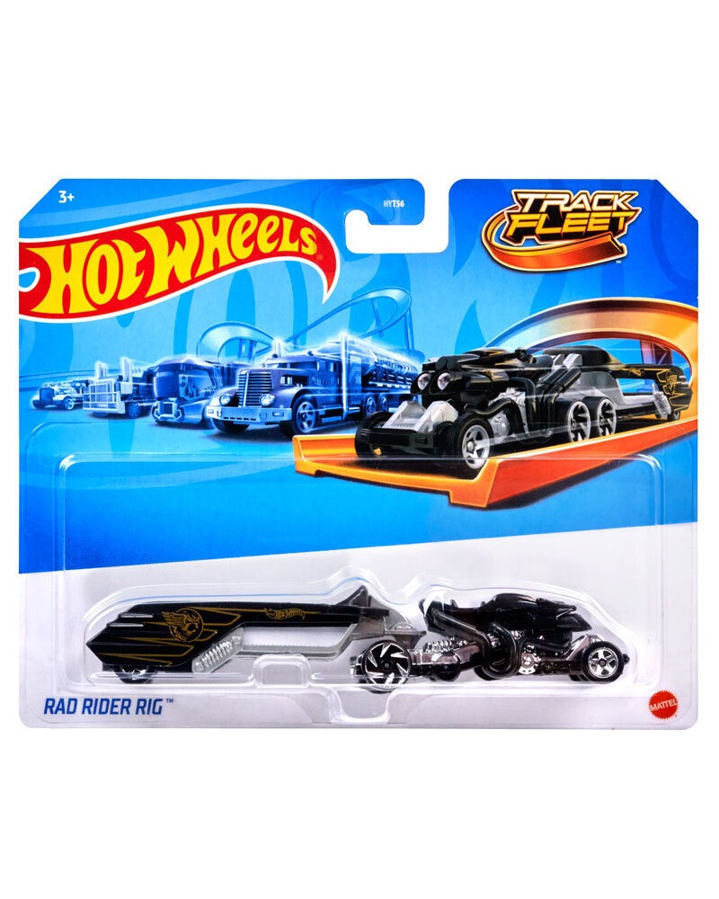 HOT WHEELS ΝΕΕΣ ΝΤΑΛΙΚΕΣ TRACK FLEET RAD RIDER RIG (HYT57)