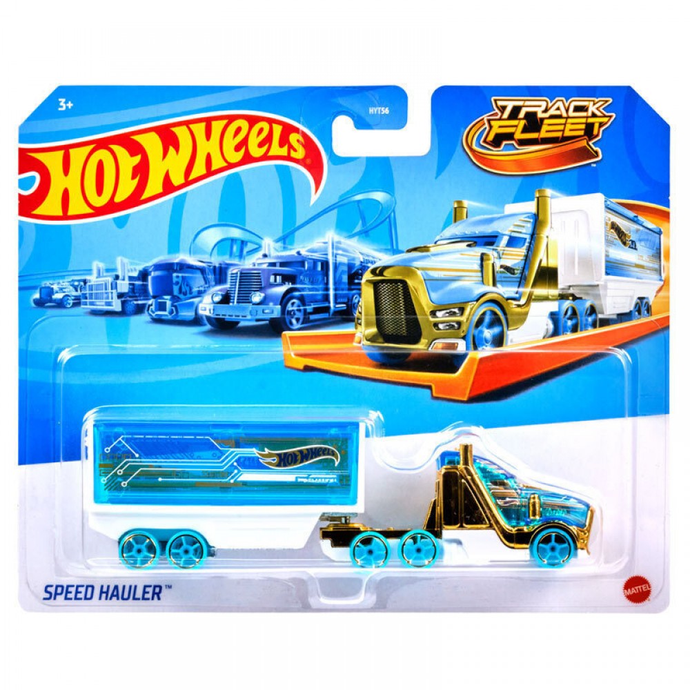 HOT WHEELS ΝΕΕΣ ΝΤΑΛΙΚΕΣ TRACK FLEET SPEED HAULER (HYT58)