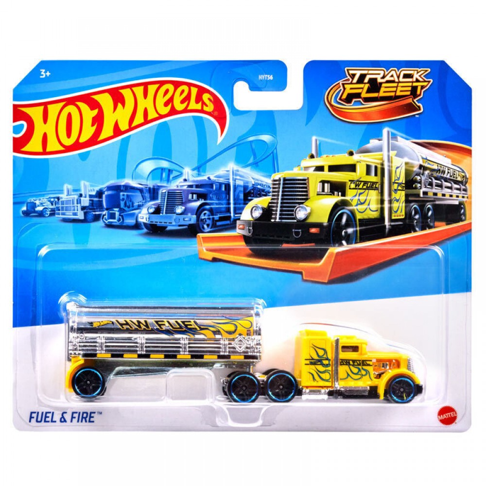 HOT WHEELS ΝΕΕΣ ΝΤΑΛΙΚΕΣ TRACK FLEET FUEL & FIRE (HYT59)