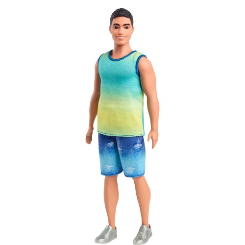 BARBIE KEN FASHIONISTAS ΤΖΙΝ ΒΕΡΜΟΥΔΑ ΠΟΛΥΧΡΩΜΗ ΜΠΛΟΥΖΑ (HYV00)