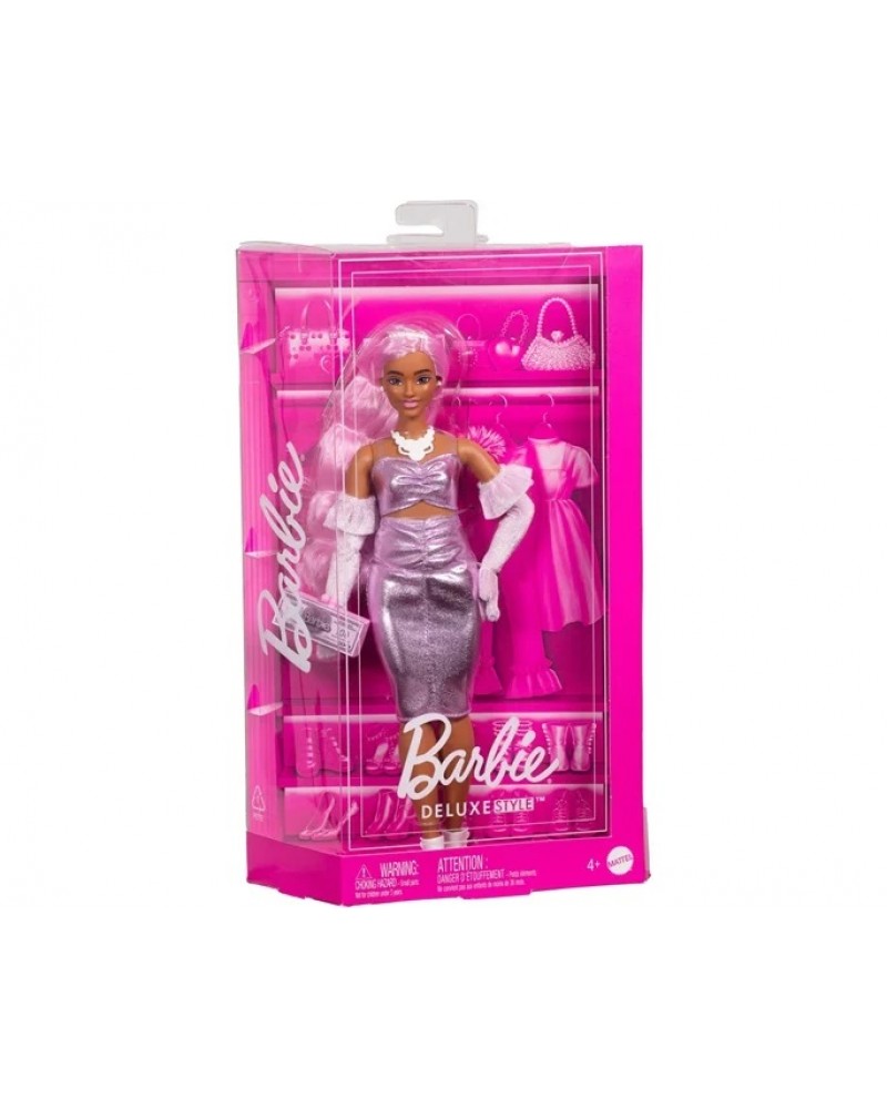 BARBIE DELUXE FASHIONISTAS ΡΟΖ ΜΑΛΛΙΑ (HYV25)