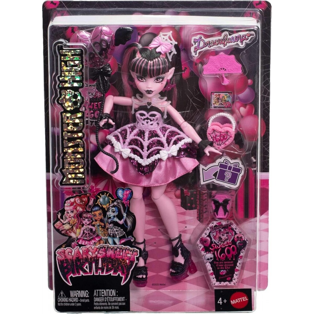 MONSTER HIGH SCARY SWEET BIRTHDAY DRACULAURA (JBG74)