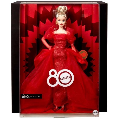BARBIE ΣΥΛΛΕΚΤΙΚΗ MATTEL 80 ΧΡΟΝΙΑ (JBJ17)