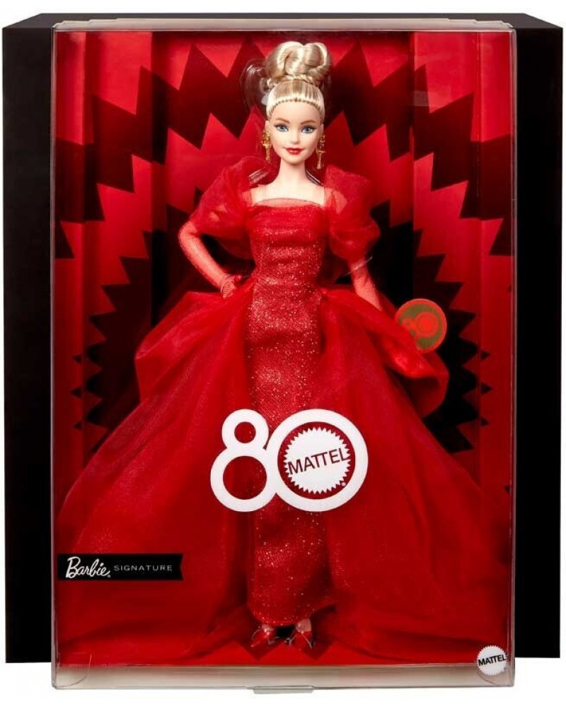 BARBIE ΣΥΛΛΕΚΤΙΚΗ MATTEL 80 ΧΡΟΝΙΑ (JBJ17)