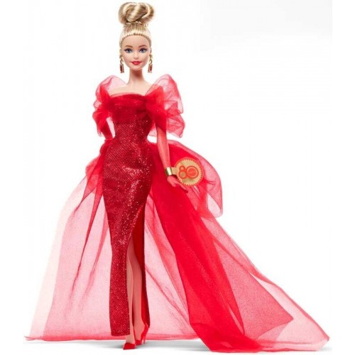 BARBIE ΣΥΛΛΕΚΤΙΚΗ MATTEL 80 ΧΡΟΝΙΑ (JBJ17)