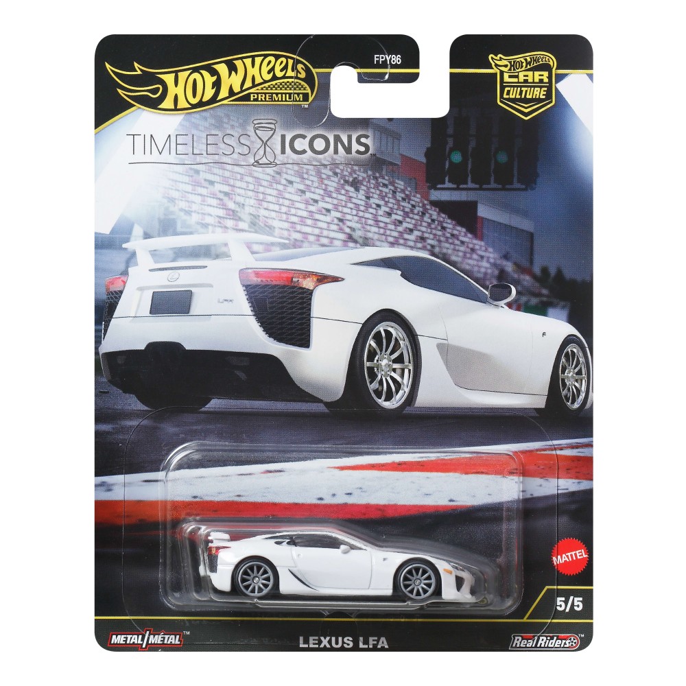 HOT WHEELS PREMIUM CAR CULTURE TIMELESS ICONS LEXUS LFA (JBK57)