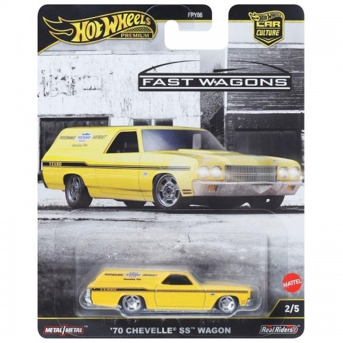 HOT WHEELS PREMIUM CAR CULTURE '70 CHEVELLE SS WAGON (JBK67)
