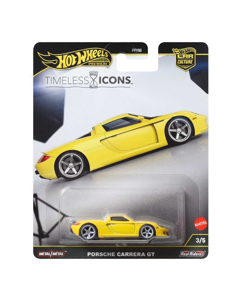 HOT WHEELS PREMIUM CAR CULTURE TIMELESS ICONS PORSCHE CARRERA GT (JBK91)