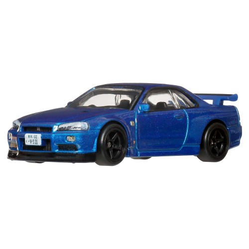 HOT WHEELS PREMIUM CAR CULTURE TIMELESS ICONS NISSAN SKYLINE GT-R V-SPEC II (BNR34) (JBK92)