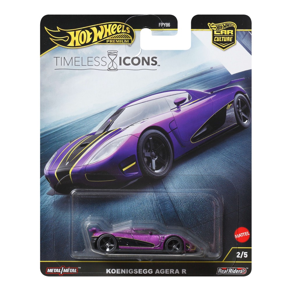 HOT WHEELS PREMIUM CAR CULTURE TIMELESS ICONS KOENIGSEGG AGERA R (JBK93)