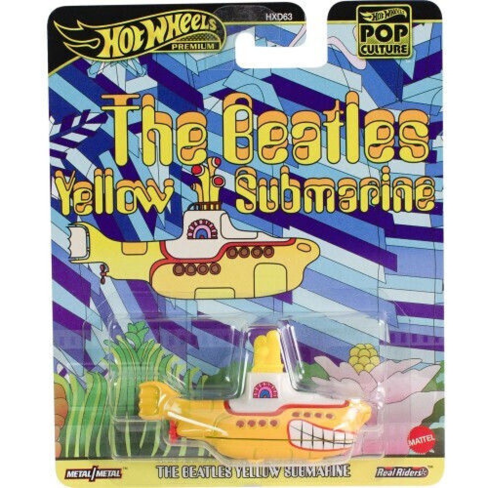 HOT WHEELS PREMIUM ΑΥΤΟΚΙΝΗΤΑΚΙΑ POP CULTURE THE BEATLES YELLOW SUBMARINE (JBL74)