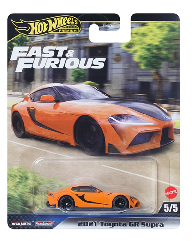 HOT WHEELS PREMIUM ΑΥΤΟΚΙΝΗΤΑΚΙΑ FAST & FURIOUS 2021 TOYOTA GR SUPRA (JBM00)