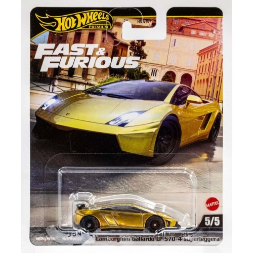HOT WHEELS ΑΥΤΟΚΙΝΗΤΑΚΙΑ FAST & FURIOUS LAMBORGHINI GALLARDO LP 570-4 SUPERLEGGERA (JBM01)
