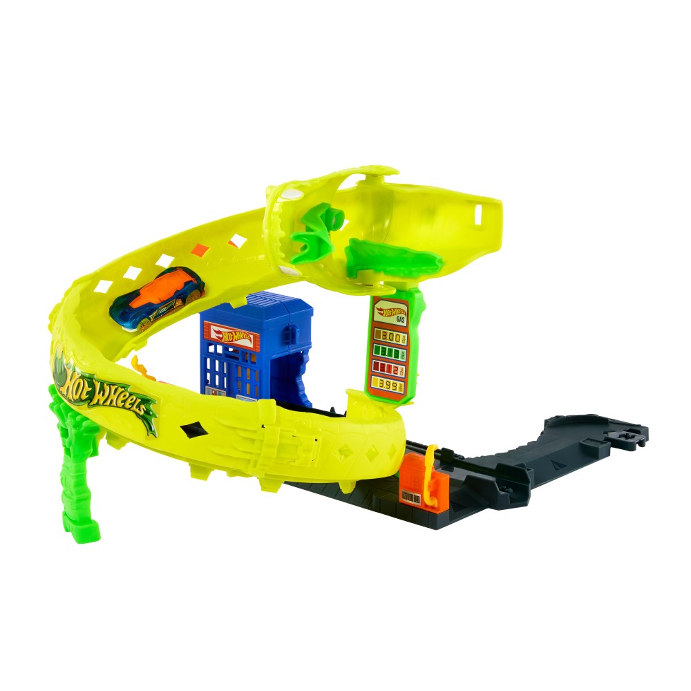 HOT WHEELS ΠΙΣΤΕΣ CITY ΜΕ ΘΗΡΙΑ SNAKE SPIRAL ATTACK (JBM63)