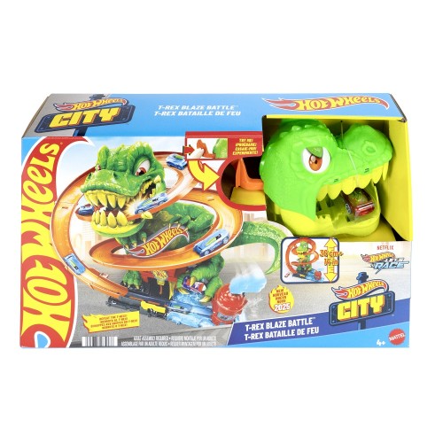 HOT WHEELS CITY - T-REX ΠΥΡΟΣΒΕΣΤΙΚΟΣ ΣΤΑΘΜΟΣ (JBM73)