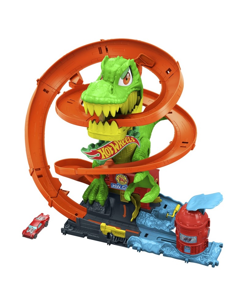 HOT WHEELS CITY - T-REX ΠΥΡΟΣΒΕΣΤΙΚΟΣ ΣΤΑΘΜΟΣ (JBM73)