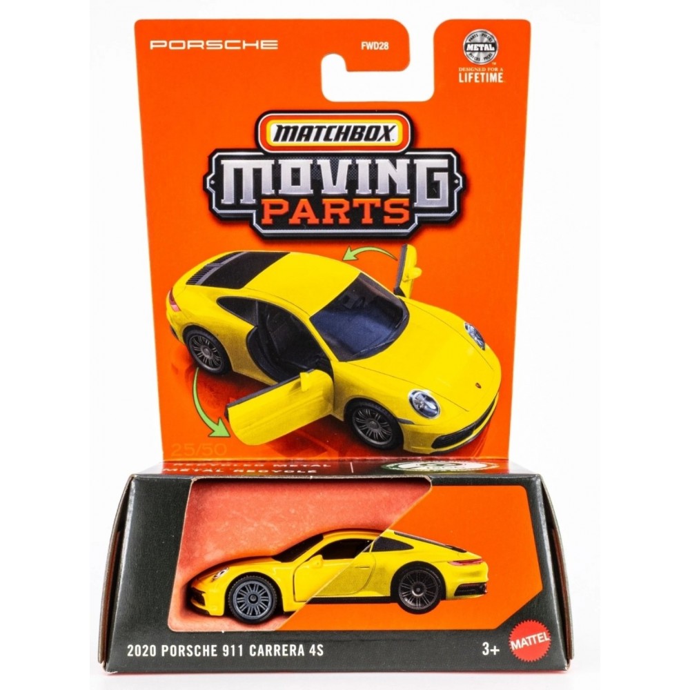 ΑΥΤΟΚΙΝΗΤΑΚΙ MATCHBOX MOVING PARTS 2020 PORSCHE 911 CARRERA 4S (JBW88)