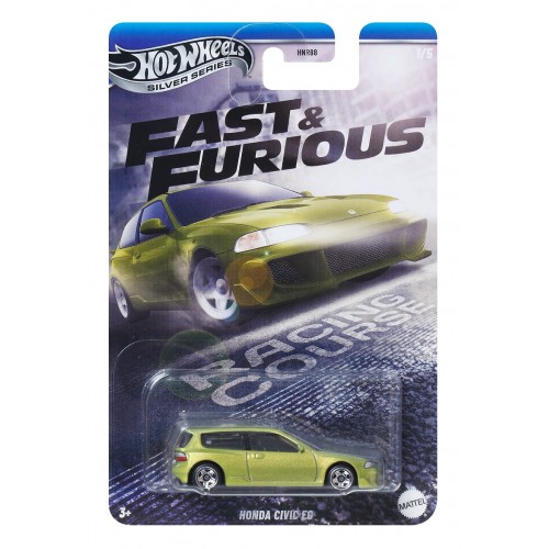 HOT WHEELS ΑΥΤΟΚΙΝΗΤΑΚΙΑ FAST & FURIOUS SILVER SERIES HONDA CIVIC EG (JBY39)