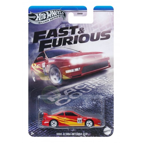 HOT WHEELS ΑΥΤΟΚΙΝΗΤΑΚΙΑ FAST & FURIOUS SILVER SERIES 1996 ACURA INTEGRA GSR (JBY40)