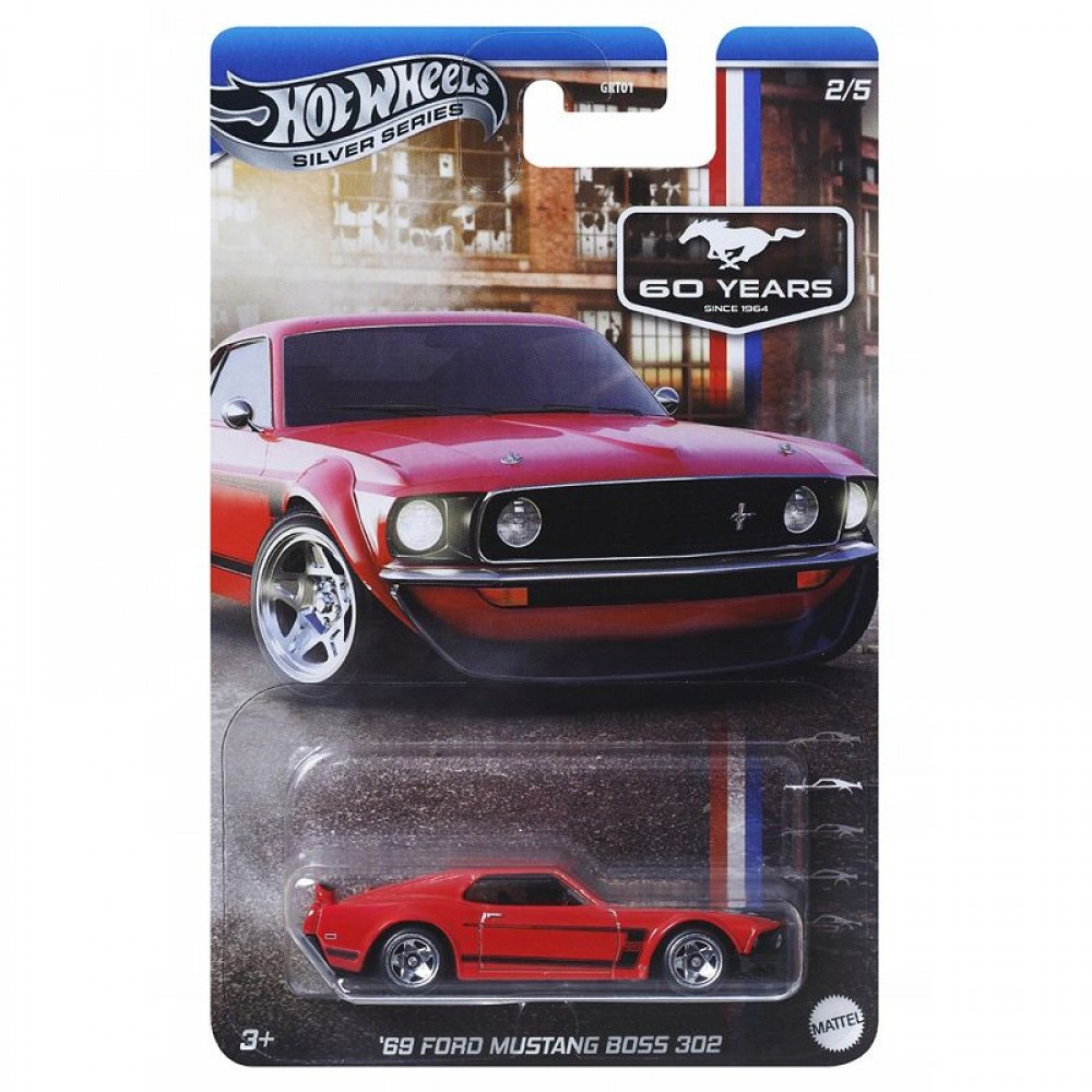 HOT WHEELS ΑΥΤΟΚΙΝΗΤΑΚΙΑ SILVER SERIES '69 FORD MUSTANG BOSS 302 (JBY51)