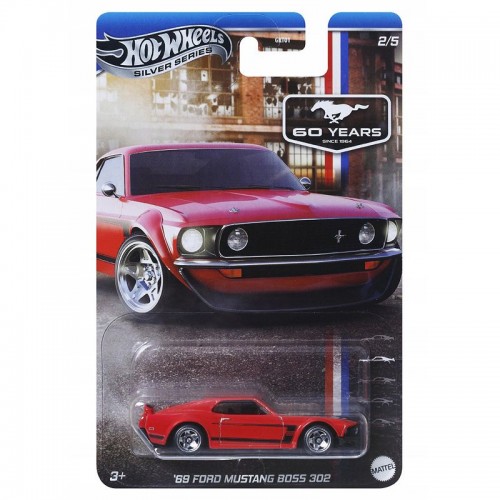 HOT WHEELS ΑΥΤΟΚΙΝΗΤΑΚΙΑ SILVER SERIES '69 FORD MUSTANG BOSS 302 (JBY51)