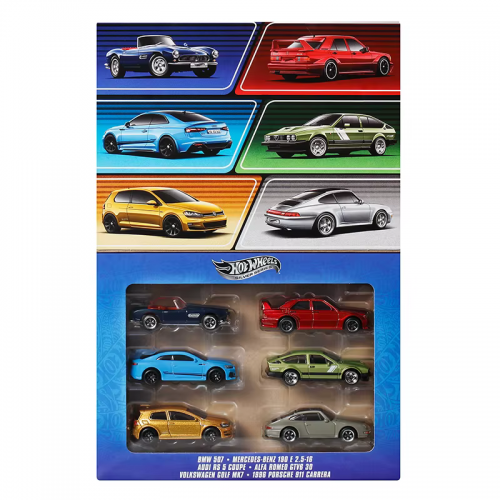HOT WHEELS ΑΥΤΟΚΙΝΗΤΑΚΙΑ ΣΕΤ ΤΩΝ 6 - HOT WHEELS EURO STYLE (JBY79)