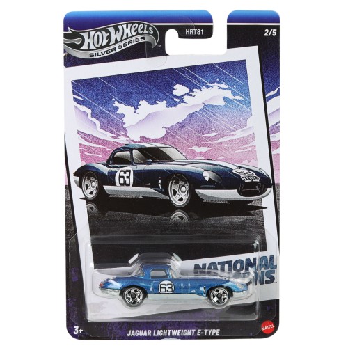 HOT WHEELS ΑΥΤΟΚΙΝΗΤΑΚΙΑ SILVER SERIES NATIONAL ICONS JAGUAR LIGHTWEIGHT E-TYPE (JBY90)
