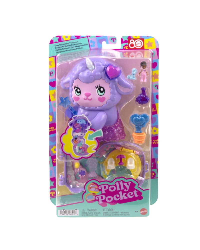 POLLY MINI Ο ΚΟΣΜΟΣ ΤΗΣ POLLY ΣΕΤΑΚΙ COZY DREAMLAND LAMB COMPACT (JCB15)