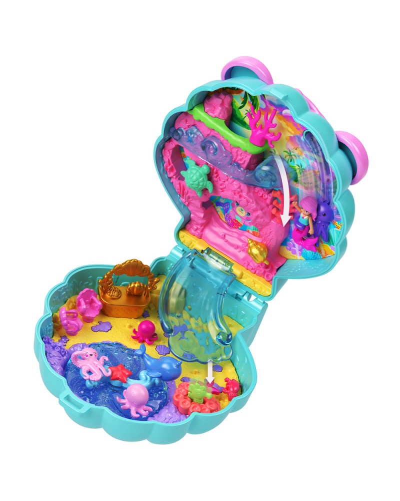 POLLY MINI Ο ΚΟΣΜΟΣ ΤΗΣ POLLY ΣΕΤΑΚΙ GLITTER ISLAND COMPACT (JCB16)