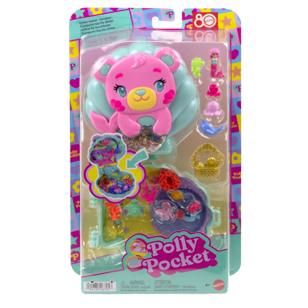 POLLY MINI Ο ΚΟΣΜΟΣ ΤΗΣ POLLY ΣΕΤΑΚΙ GLITTER ISLAND COMPACT (JCB16)