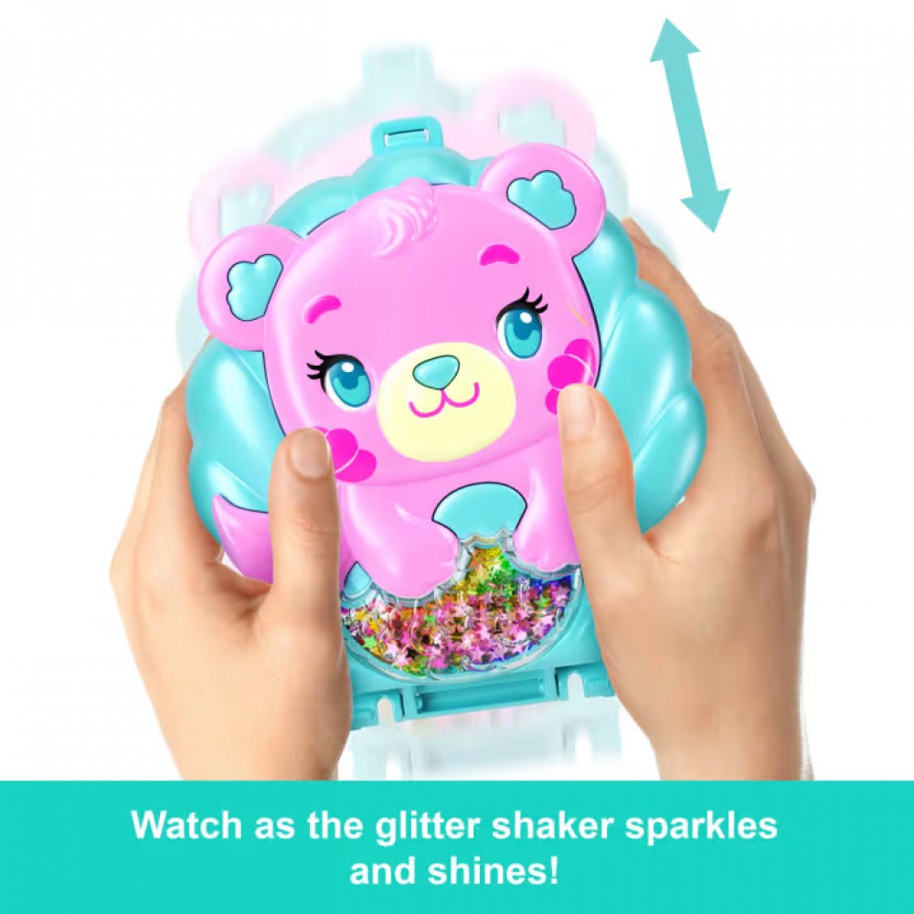 POLLY MINI Ο ΚΟΣΜΟΣ ΤΗΣ POLLY ΣΕΤΑΚΙ GLITTER ISLAND COMPACT (JCB16)