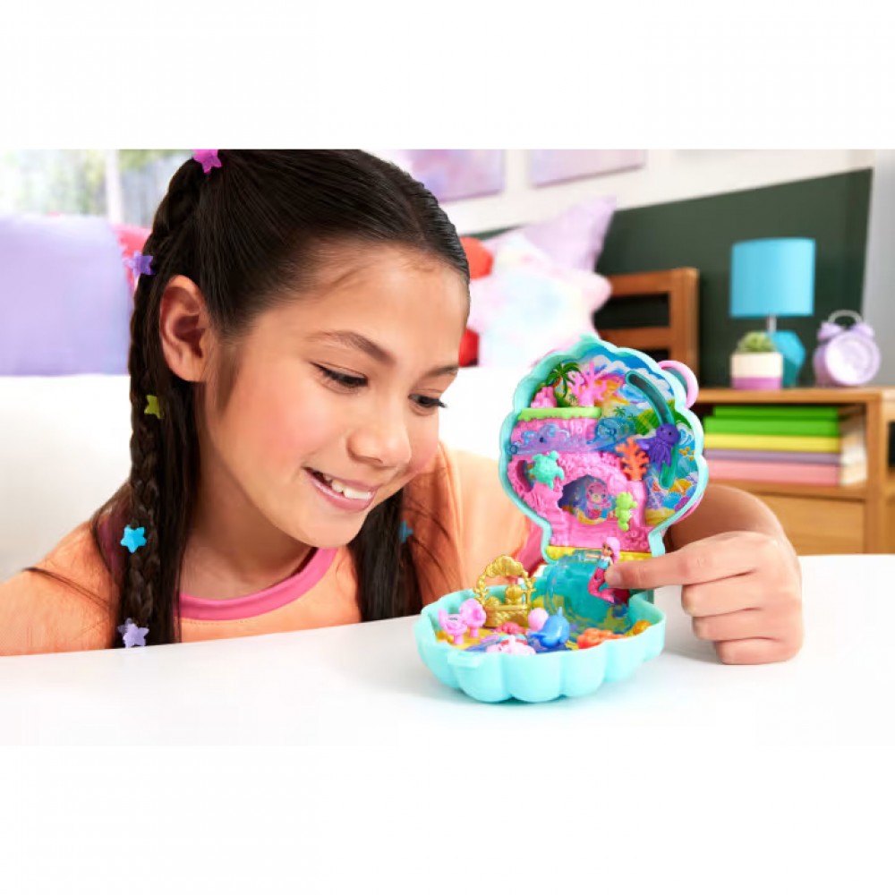 POLLY MINI Ο ΚΟΣΜΟΣ ΤΗΣ POLLY ΣΕΤΑΚΙ GLITTER ISLAND COMPACT (JCB16)