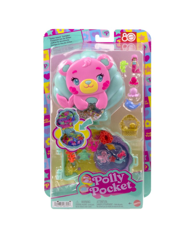 POLLY MINI Ο ΚΟΣΜΟΣ ΤΗΣ POLLY ΣΕΤΑΚΙ GLITTER ISLAND COMPACT (JCB16)