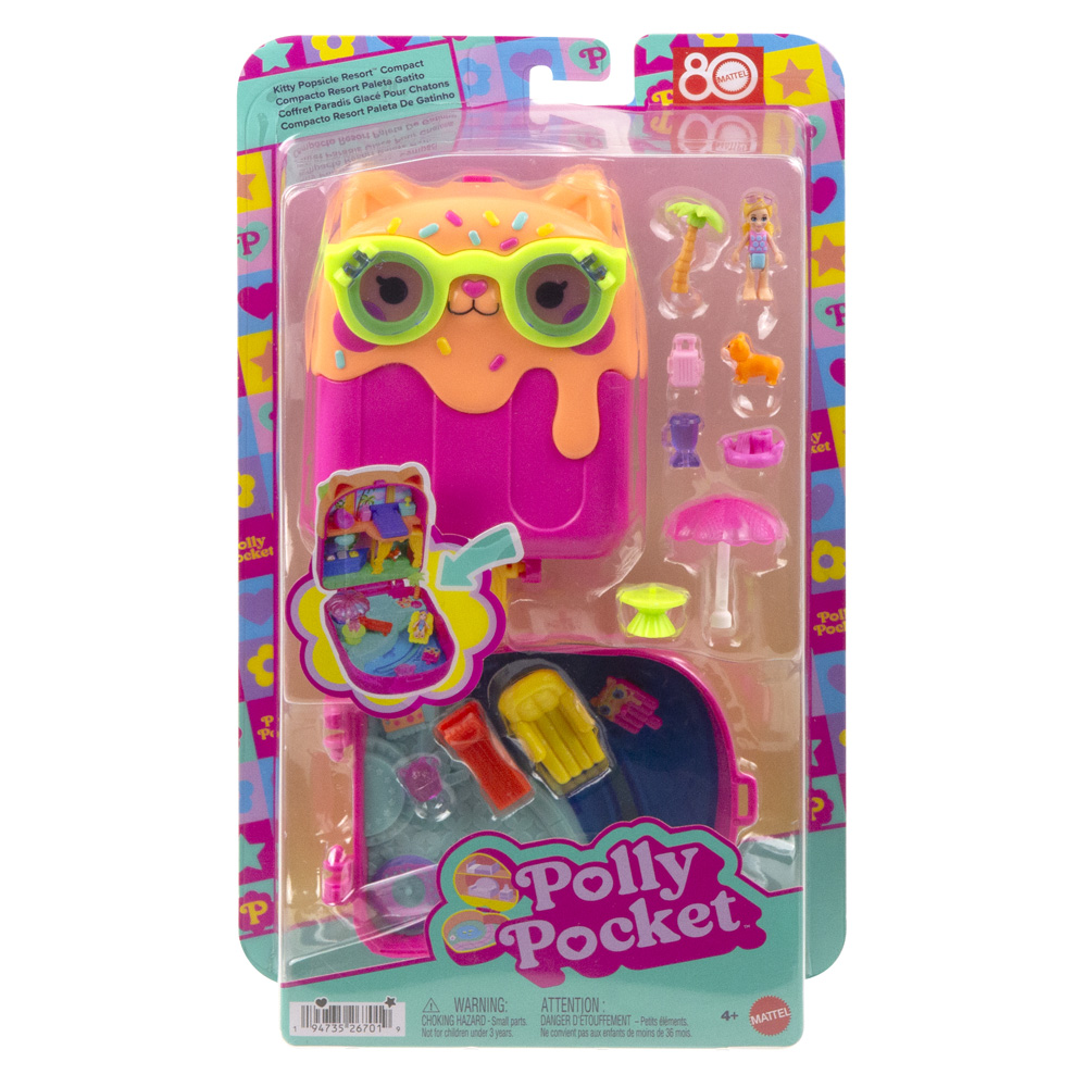 POLLY MINI Ο ΚΟΣΜΟΣ ΤΗΣ POLLY ΣΕΤΑΚΙ KITTY POPSICLE RESORT COMPACT (JCB17)