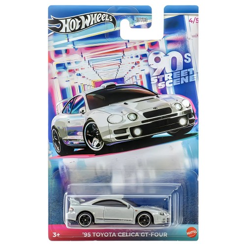 HOT WHEELS ΑΥΤΟΚΙΝΗΤΑΚΙΑ - 90s STREET SCENE - '95 TOYOTA CELICA GT-FOUR (JCB60)