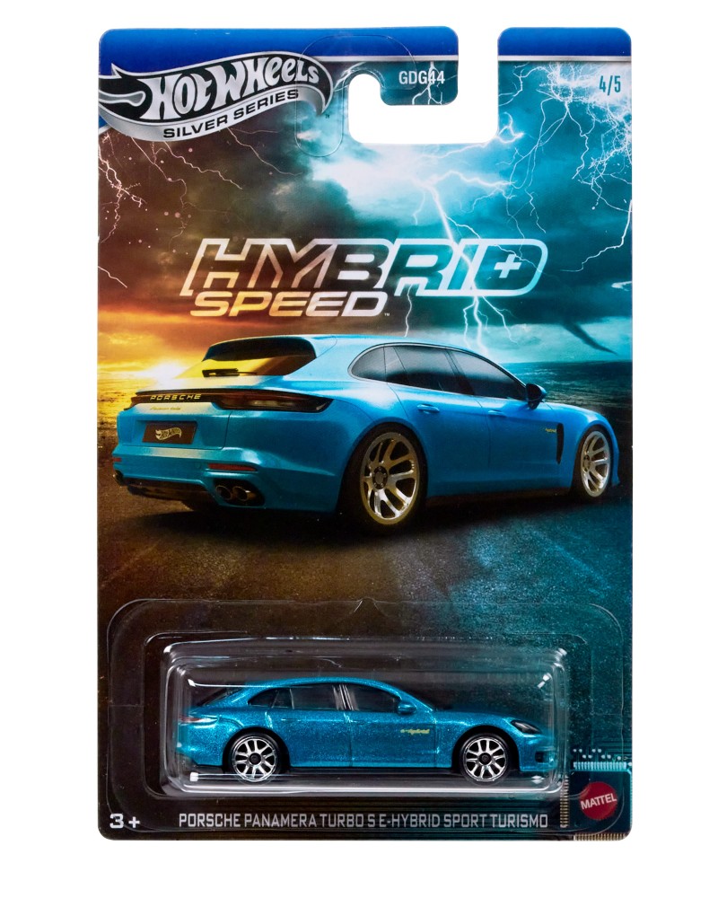 HOT WHEELS SILVER SERIES HYBRID SPEED PORSCHE PANAMERA TURBO S E-HYBRID SPORT  (JCB79)