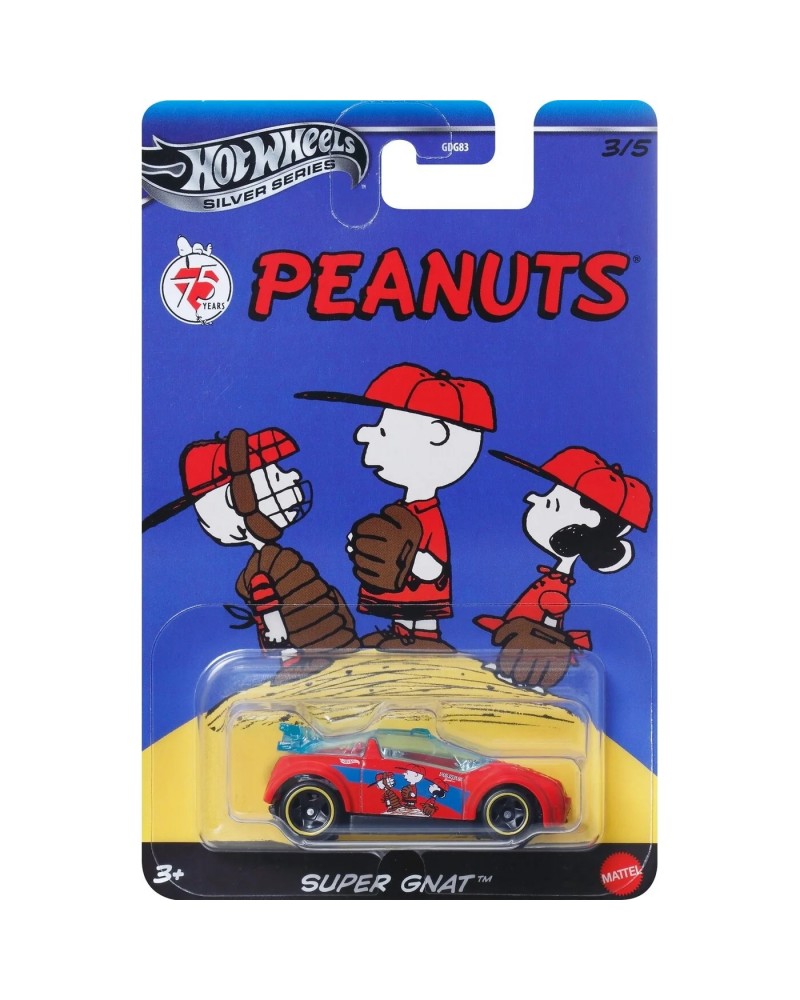 HOT WHEELS ΑΥΤΟΚΙΝΗΤΑΚΙ SILVER SERIES PEANUTS 75TH SUPER GNAT (JCB84)