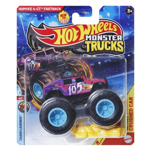 HOT WHEELS ΟΧΗΜΑΤΑ MONSTER TRUCKS HUMVEE 4-CT FASTBACK (JCD77) 