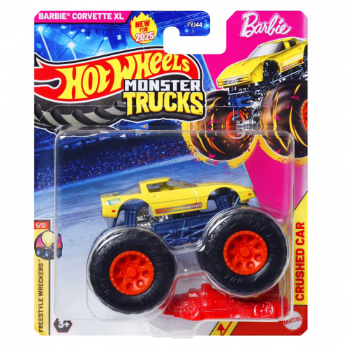 HOT WHEELS ΟΧΗΜΑΤΑ MONSTER TRUCKS BARBIE CORVETTE XL  (JCD97)