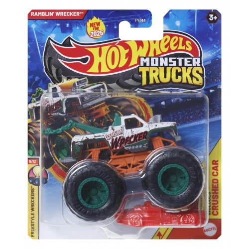 HOT WHEELS ΟΧΗΜΑΤΑ MONSTER TRUCKS RAMBLIN' WRECKER (JCF02) 