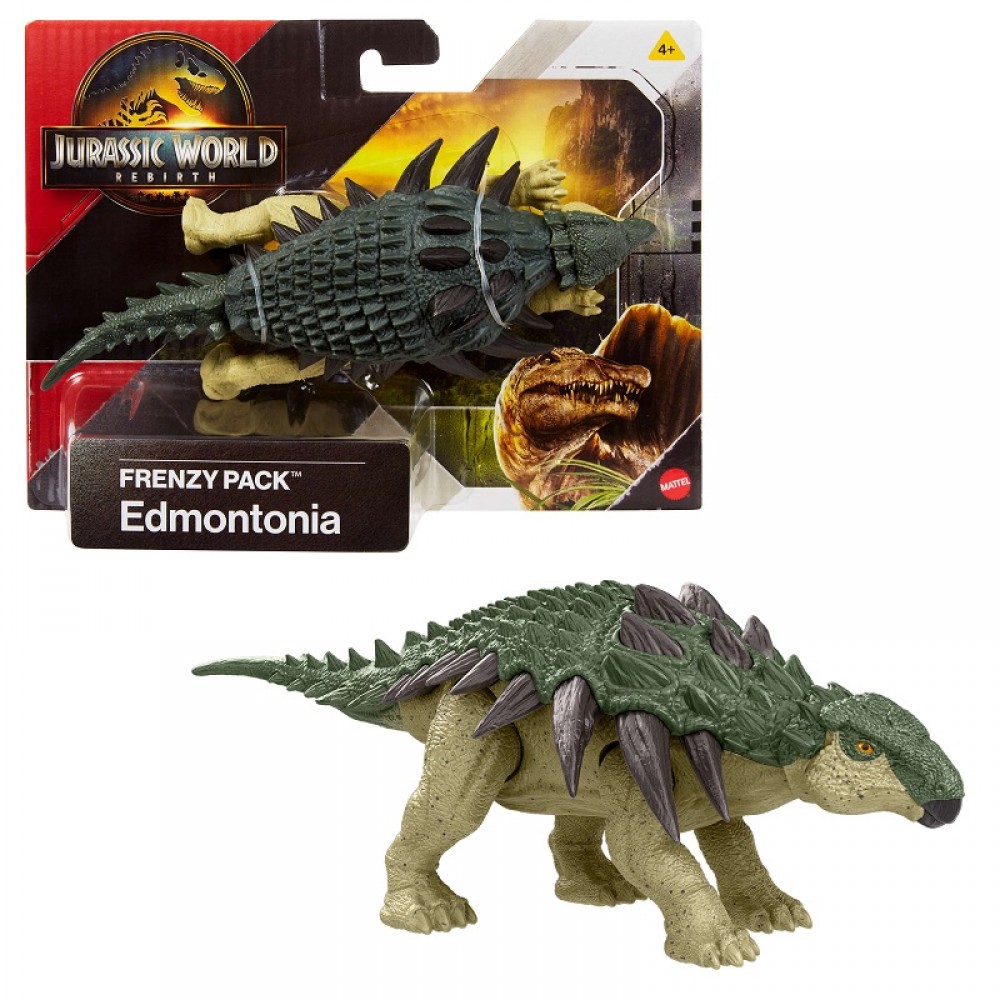 JURASSIC WORLD REBIRTH - ΦΙΓΟΥΡΑ ΔΕΙΝΟΣΑΥΡΟΥ FRENZY PACK EDMONTONIA (JCL50)