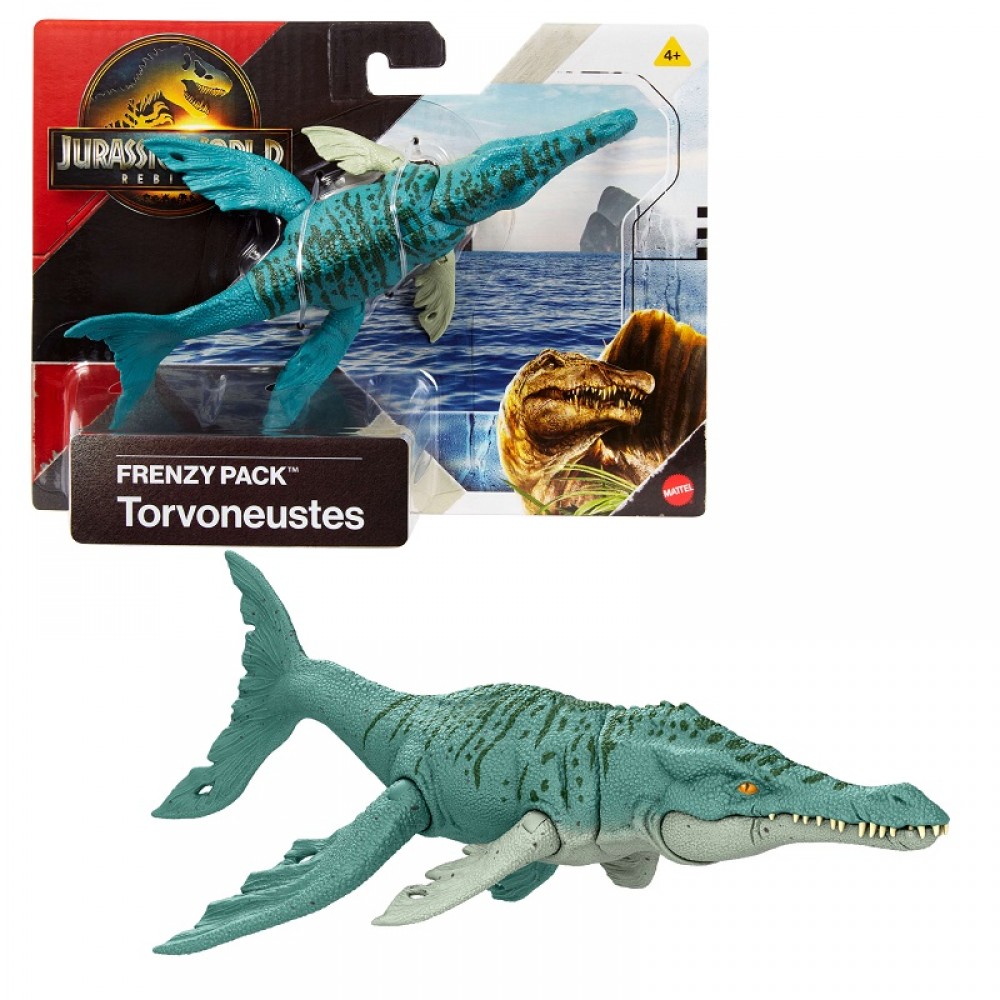 JURASSIC WORLD REBIRTH - ΦΙΓΟΥΡΑ ΔΕΙΝΟΣΑΥΡΟΥ FRENZY PACK TORVONEUSTES (JCL54)