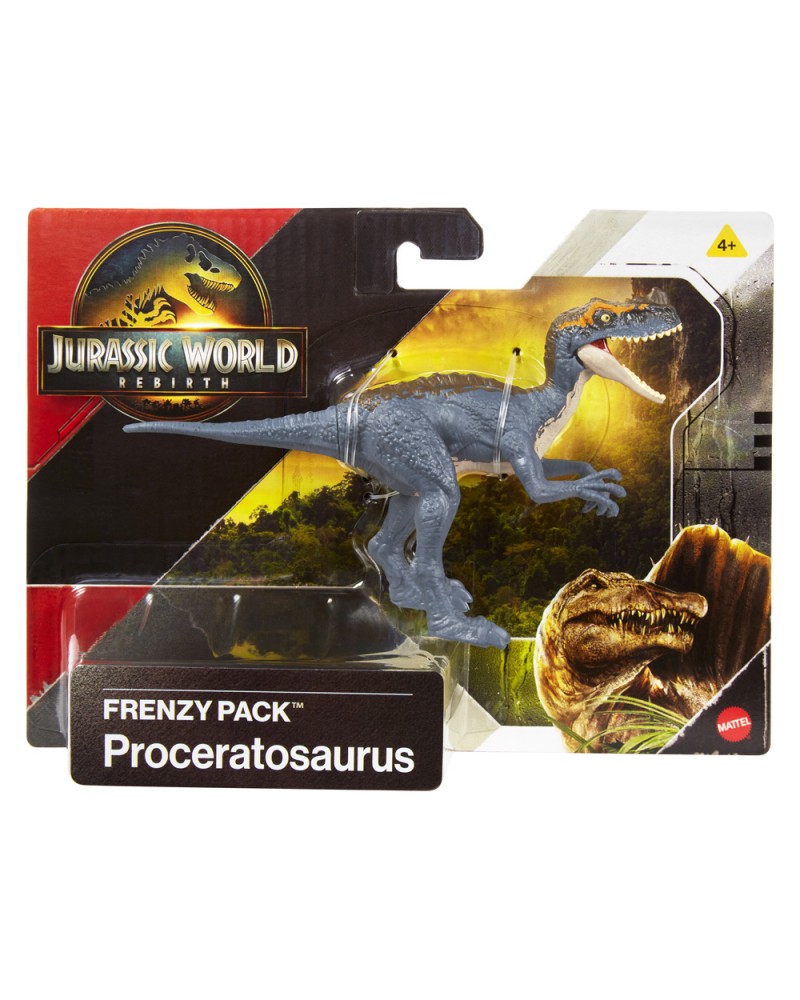JURASSIC WORLD REBIRTH - ΦΙΓΟΥΡΑ ΔΕΙΝΟΣΑΥΡΟΥ FRENZY PACK PROCERATOSAURUS  (JCL55)