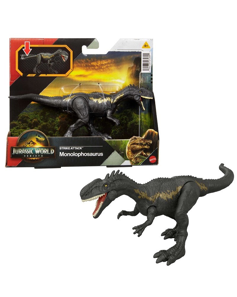 JURASSIC WORLD REBIRTH - ΦΙΓΟΥΡΑ ΔΕΙΝΟΣΑΥΡΟΥ  ΜΕ ΣΠΑΣΤΑ ΜΕΛΗ MONOLOPHOSAURUS (JCL60)