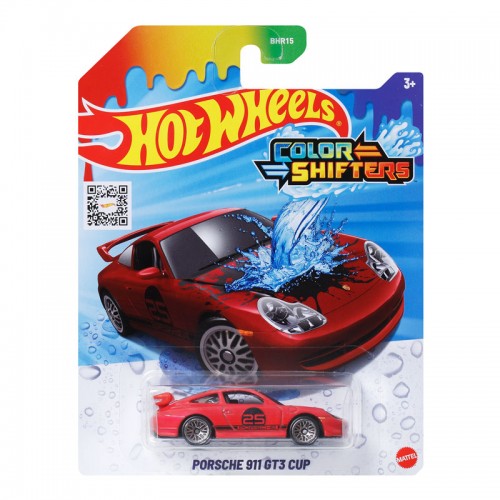 HOT WHEELS ΧΡΩΜΟΚΕΡΑΥΝΟΙ PORSCHE 911 GT3 CUP (JCM36)